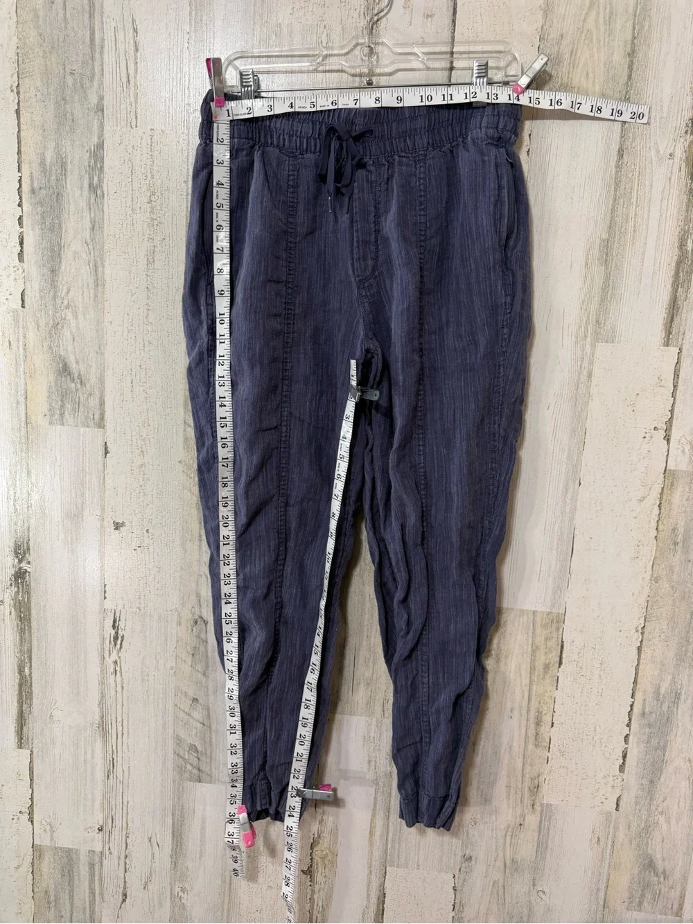 Athleta Navy Blue Drawstring Elastic Waist Jogger Pants - Picture 9 of 13